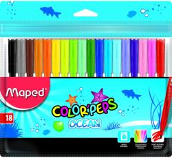 Maped Color'Peps Ocean 2 mm Filctoll készlet -18 szín (845721) (845721)