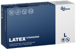 Espeon Gloves Latex Standard Powder Free Gloves White 100 ks mănuși L