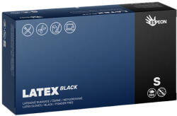 Espeon Gloves Latex Black Powder Free Gloves Black 100 ks mănuși S