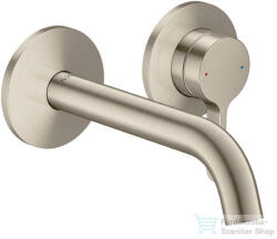 Hansgrohe AXOR ONE falsík alatti mosdó csaptelep 16 cm-es kifolyóval, szálcsiszolt nikkel 48170820 (48170820)