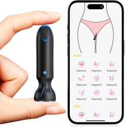 SuperLove Mighty & Smart Bullet Vibrator with App Black Vibrator