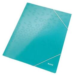 Leitz Gumis mappa, 15 mm, karton, A4, LEITZ "Wow", jégkék (39820051) - nyomtassingyen