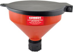 KENNEDY Polietilén tölcsér zárható fedéllel, 253 x 200 mm (KEN5402680K) - praktikuskft