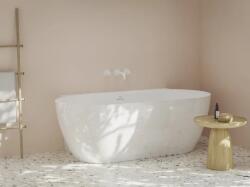 RAVAK Akrilkád FreedomW II TEC 170x87 fehér/króm lefolyó