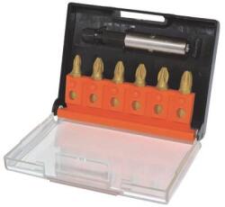 Carl Kammerling TIN bevonatos króm-vanádium acél 6 részes BIT készlet, kereszthornyú, PZ C. K. T4569TINC