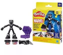 Marvel Play-Doh: Marvel figurás gyurmakészlet - Fekete Párduc (F9829)