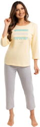Regina Pijama dama REGINA 709 galben: 3XL (31734 3XL)