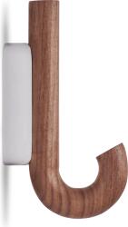 Gejst Cârlig de perete 13, 3 cm, crom, nuc (10247) Agatator cuier