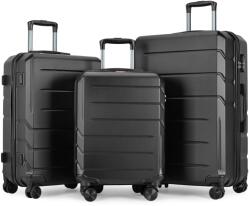 BONTOUR spinner 4 kerekes borönd szett, fekete (120140-Black)