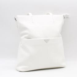 Alex&mia fehér erezett műbőr női válltáska cd-9371