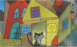  Pincérfrakk utcai cicák /Mörrenmorcogi Micó diafilm