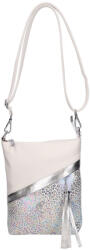 Karen 2501 fehér ezüst rostbőr női táska