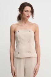 GUESS top BECKY bézs, sima, 5RGH10 7115A - bézs 38