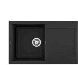 Elleci OUTLET - Mosogatótálca Easy 300 79x50 Granitek 1 m. +cseppt. Nero G40 - Szépséghibás termék! (LGY30040OUTLET)