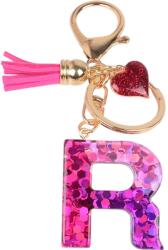 HARAHU Ábécé kulcstartó - R/Rózsaszín/Szív KP37987