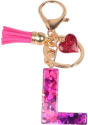 HARAHU Ábécé kulcstartó - L/Rózsaszín/Szív KP37982