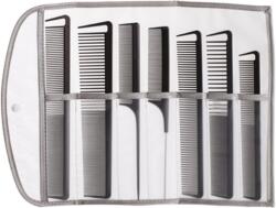 XANITALIA KIT Pieptene frizerie/coafor - CARBON PRO set 7 buc