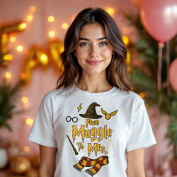 Partikellékek From Muggle to Mrs lánybúcsú póló ÚJ DESIGN több színben