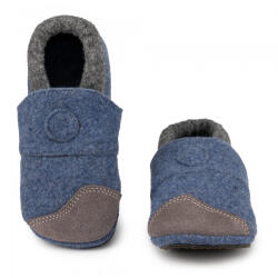 Zeazoo KIWI Wool Blue Gyapjú Papucs / Benti cipő 35-36