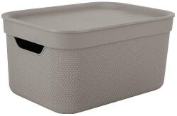 Rotho Tárolódoboz tetővel Deco 5l Szín: Cappuccino