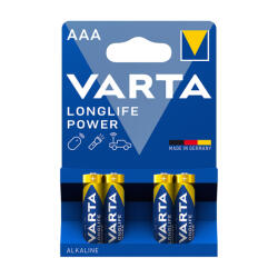 VARTA Elem AAA mikro LR03 Longlife Power 4 db/csomag, Varta (4903121414) - bestoffice