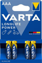 VARTA Elem, AAA mikro, 4 db, VARTA "Longlife Power (4903 121 414) - bestoffice
