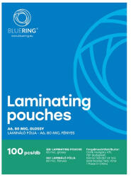 BLUERING Lamináló fólia A6, 80 micron 100 db/doboz, Bluering® (LAMMA680MIC)