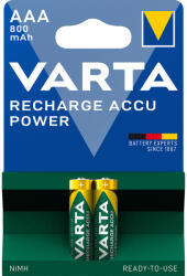 VARTA Elem tölthető akku AAA mikro 800 mAH Power 2 db/csomag, Varta (56703101402) - bestoffice