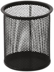 FORNAX Fémhálós írószertartó pohár kerek Fornax, fekete (000002716) - bestoffice