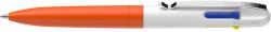 Schneider Pix cu 4 culori Schneider Take 4, corp portocaliu neon