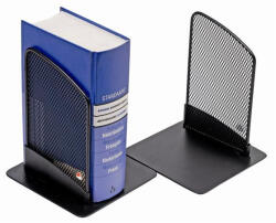 ALBA Könyvtámasz, fémhálós, 2 db, ALBA, fekete (MESHSER N)