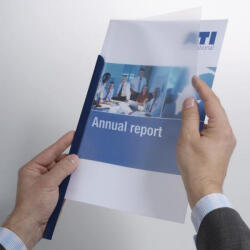 DURABLE Iratsínborító 120 micron műanyag 50 db/csomag, Durable 2939/19 áttetsző (2939/19) - bestoffice