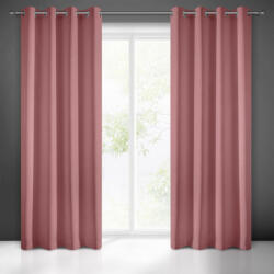  Rita egyszínű dekor függöny Sötét rózsaszín 140x250 cm (398661)