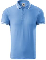 MALFINI Férfi galléros póló Urban - Égszínkék | 3XL (2191518)
