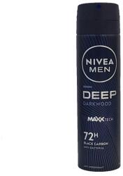 Nivea men deep darkwood deodorant spray 150ml black carbon 72h
