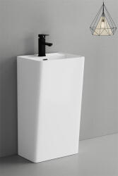  Lavoar stativ, freestanding, alb lucios, ceramica sanitara, 46 x 36 x 84 cm, gaura baterie P3201 (A064)
