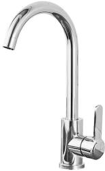  Baterie bucatarie, monocomanda, cartus ceramic, inox H2O Harmony32 (D106)