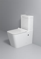  Set vas wc , montare pe podea, rimless, evacuare laterala, alb 64 x 36 x 80 T2079 (A053)