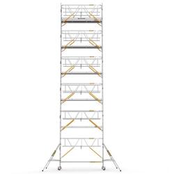 CAGSAN ULTRATUBE USN_SG_(300) gurulóállvány -Új biztonsági szabvány (Munkamagasság: 12, 9m) (USN1090_SG_(300))