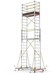 CAGSAN TELESAFE XLN Félprofi kétrészes 2x13 fokos állvány Munkamagasság: 7, 2m (S007_XLN)