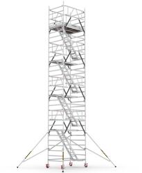 CAGSAN lépcsős gurulóállvány Protube LNME (180)-Munkamagasság: 10, 6m (CAG-LN860ME_(180))
