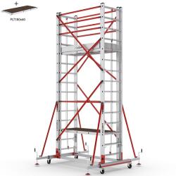 CAGSAN Telesafe XLN Profi 2x15 fokos kétrészes állvány (Munkamagasság: 8m) (S008_XLN_PR)