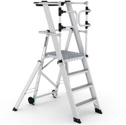 CAGSAN KEY-PRO Összecsukható platform létra 2+1 fokos ( Munkamagasság: 2, 7m) (KPN2)