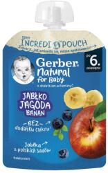 Gerber Пауч Ябълка, Боровинка и Банан 80г