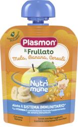 Plasmon Плодова закуска Нутримюн ябълка, банан и мюсли 6м+ 85г - topcho-online