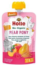 Holle пюре пауч круша, праскова и кайсия със спелта 100г