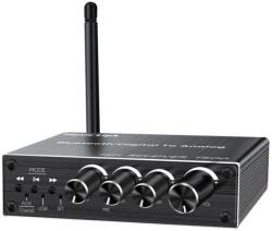 Vaorlo Bluetooth 5.3 convertor/receptor audio, RCA, 3, 5mm AUX, 6, 5mm AUX, USB (XXX)