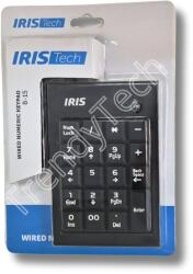Iris B-15 USB numerikus billentyűzet, fekete