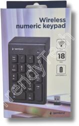 Gembird KPD-W-02 vezeték nélküli numerikus billentyűzet