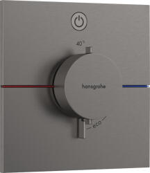 Hansgrohe ShowerSelect Comfort E, rejtett termosztát 1 készülékhez, szálcsiszolt fekete króm, HAN-15571340 (HAN-15571340)